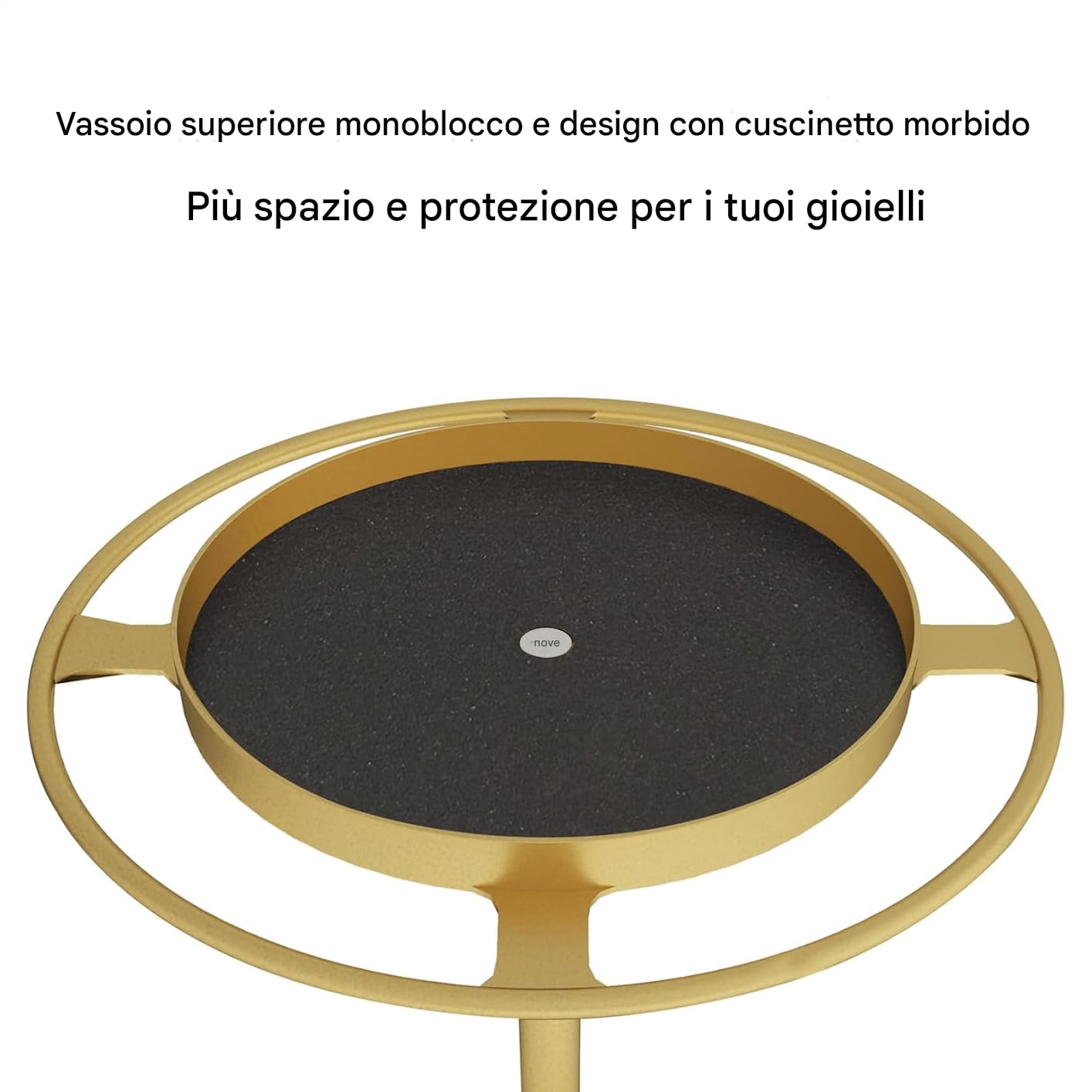 Generico Supporto Porta Occhiali Girevole a 360 Gradi - Organizer per da Sole in Acciaio Inossidabile con Vassoio | Espositore per Occhiali da Tavolo, Comodino, Decorazioni per la casa, Desktop