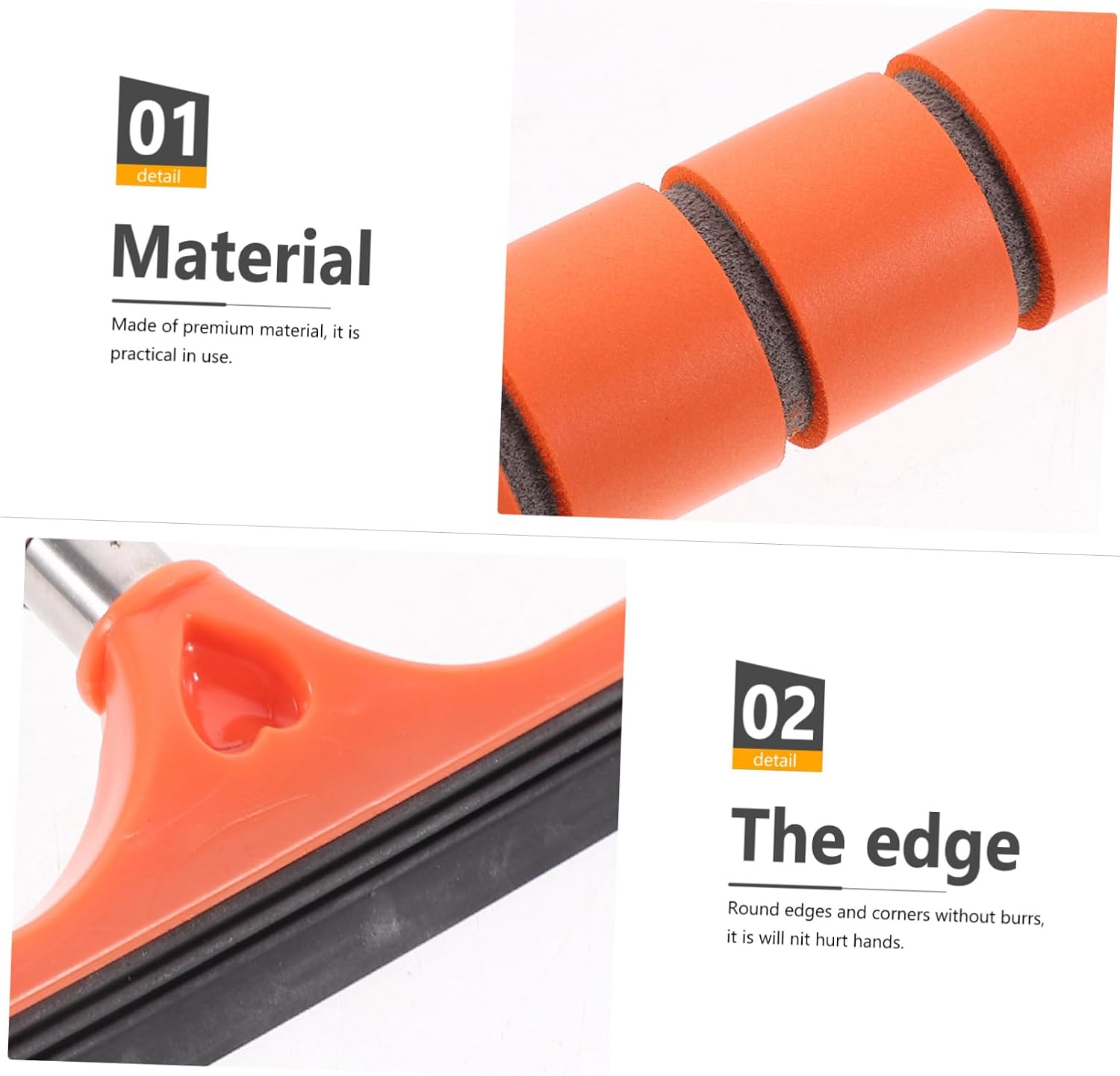 Auto Windshield Cleaner Car Rearview Mirror Squeegee Extendable Handle Car Window Washer Tool Automotive Squeegee