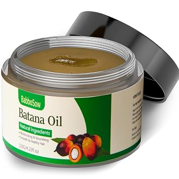 Batana Oil for Hair Growth,100% Natural Pure and Raw Unrefined Batana Oil,Unrefined Organic Dr. Sebi Raw from Honduras 4.05oz/120ml Natural Thicker for all Hair Types