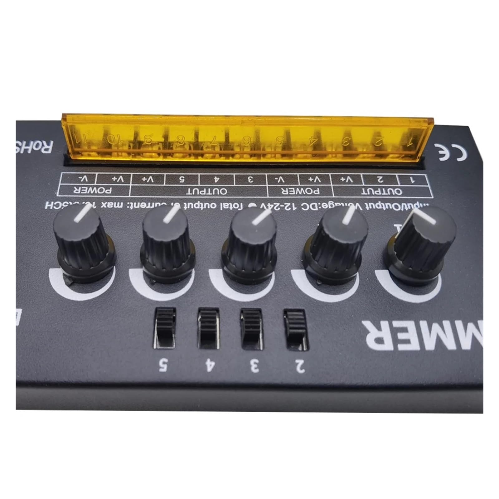 RGBW RGBWW kontroler ściemniacza LED DC5-24V D550 10A x 5CH dla 5050 RGBW RGBWW taśma świetlna LED