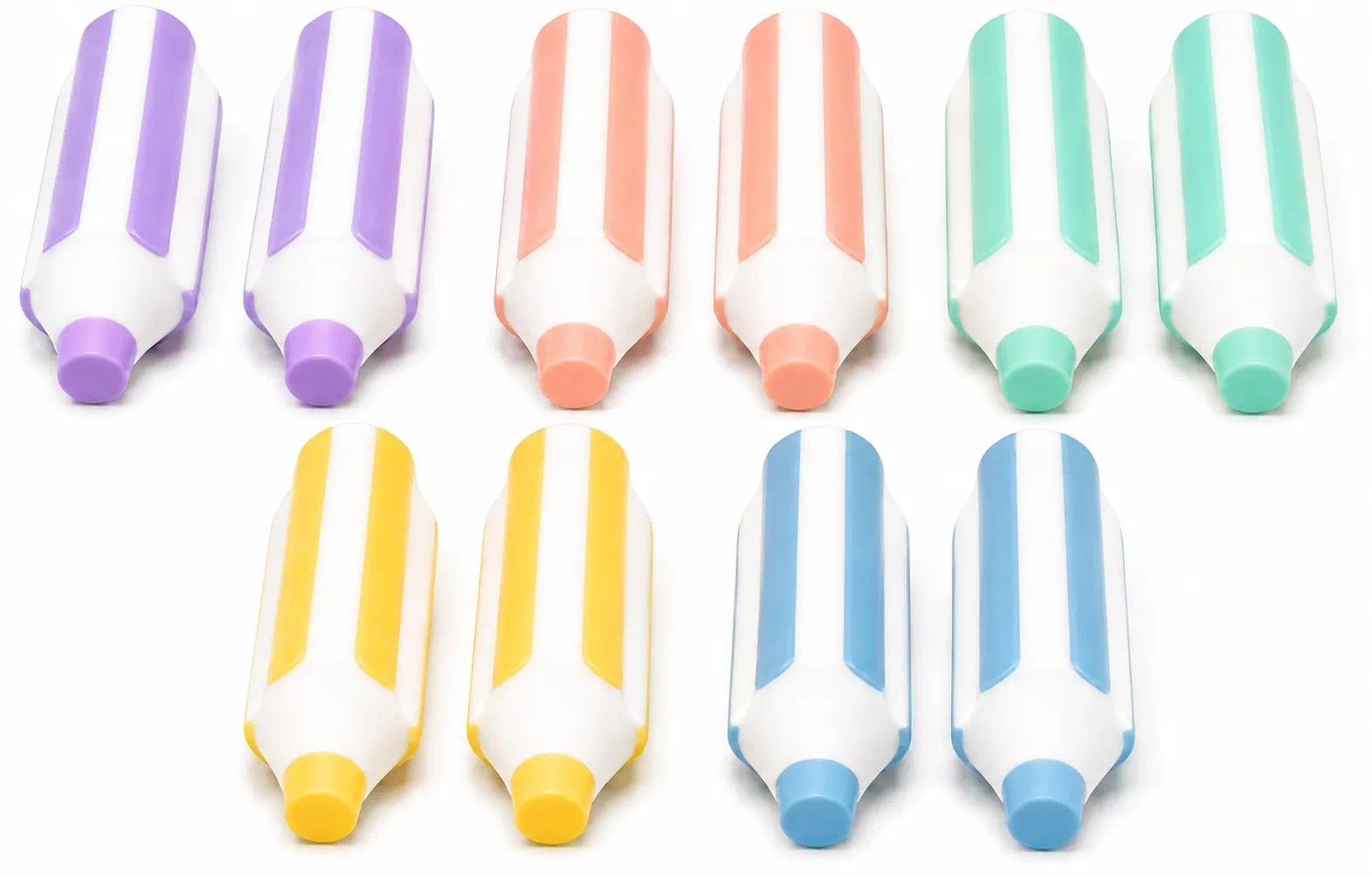 Colorful Kneadable Erasers - 10 Pack Cute Stationery with Fun Shapes, Soft Rubbers Erasers for Gentle & Clean Erasure, Creative Kneadable Rubber for Artists & Students
