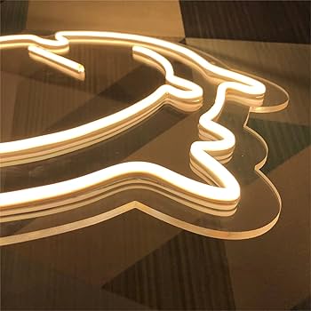 Amazon.co.jp: スマイルフェイスネオンサインカスタムLEDのしか