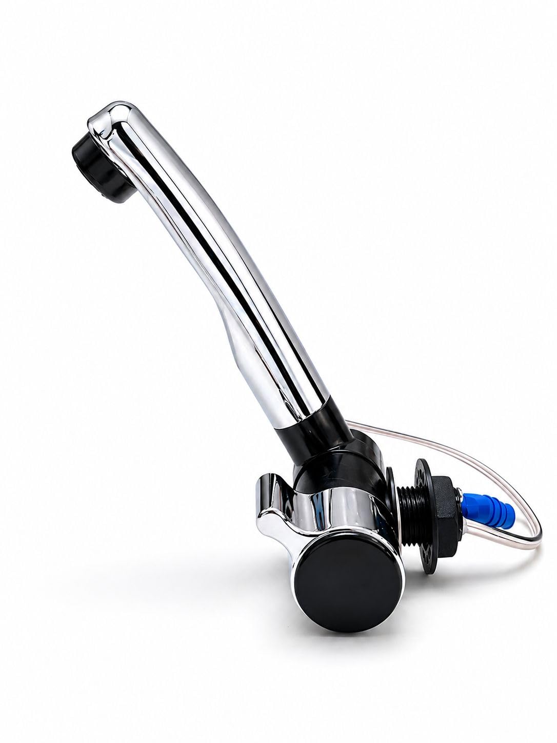 KIT Fregadero Camper con Grifo 12V y Desagüe – Ideal para Kit Camper Furgoneta, Lavabo Caravana y Cocina Camper, Ideal para Muebles Camper (GRIFO EN EL LADO IZQUIERDO)