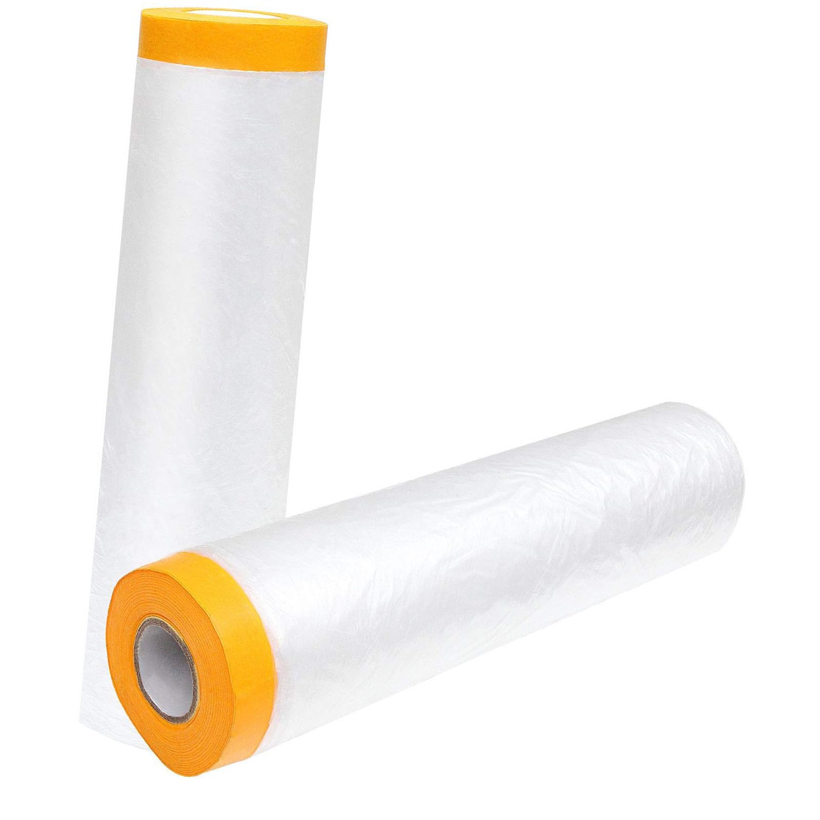 Vorgeklebte Abdeckfolie, 1,1–4 m x 20 m, 2–10 Rollen for Möbel, Böden, Wände, Autos(6 Rolls,2mx20m)