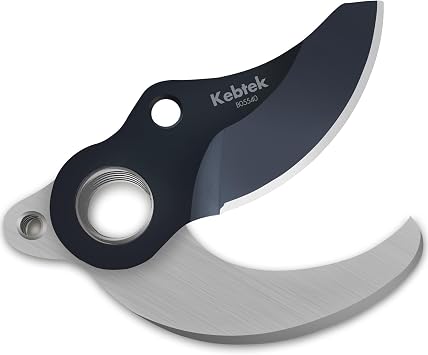 SK5 عالية الكربون الصلب استبدال بليد ل Kebtek الكهربائية المقصات التقليم لاسلكي، متوافق مع B05540 نموذج شجرة المقلم، دائم ل كفاءة سميكة فرع قطع شفرة العلوي + السفلى بليد