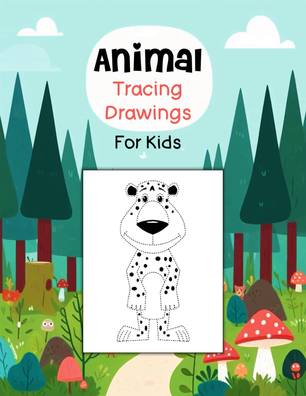 Animal Tracing Drawings For Kids: Trace And Draw Books For Kids, Animal Drawing Tracing, Preschool Animal Tracing Book, Animal Drawing Practice For ... Animal Tracing Books For Kids Workbook