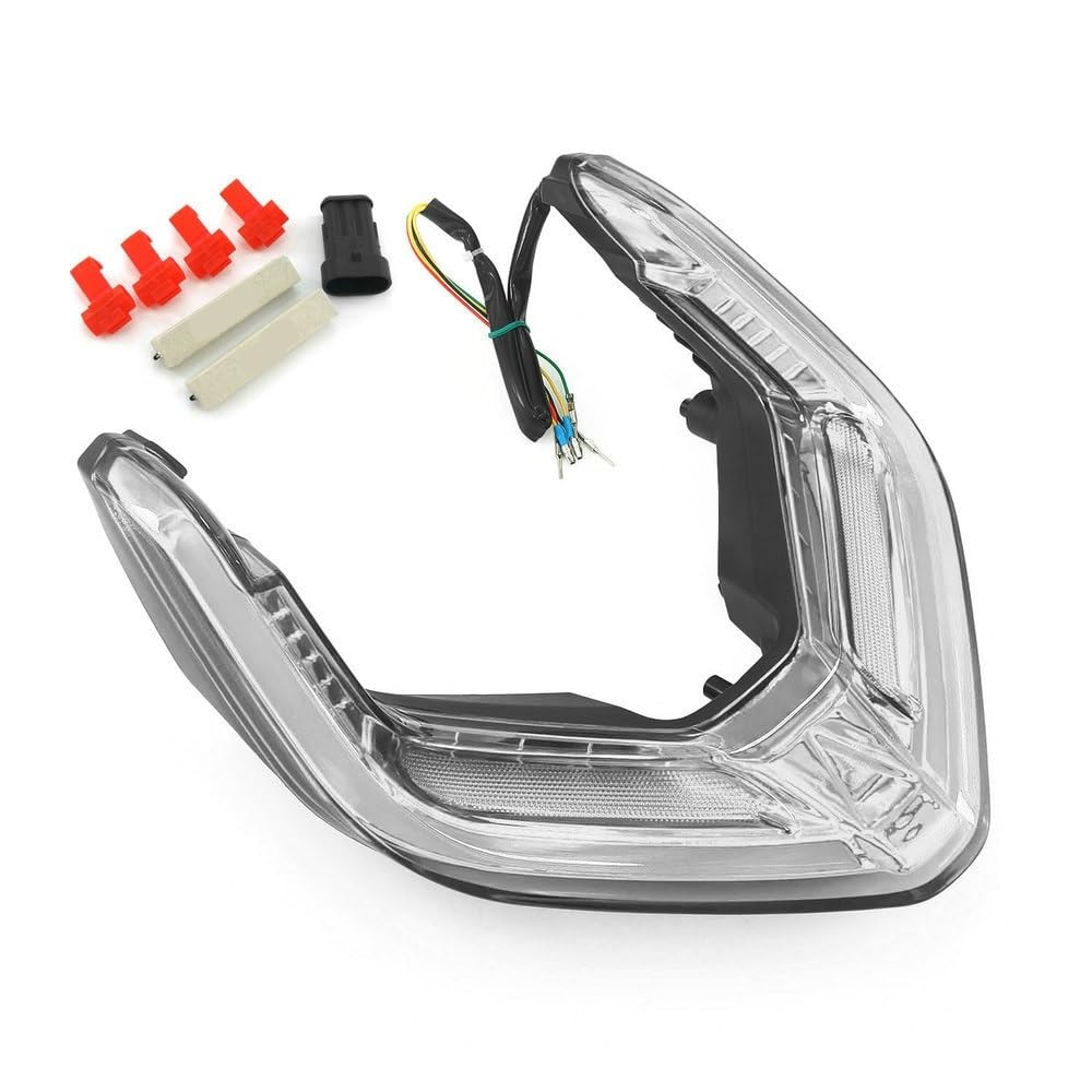 Luz trasera de motocicleta para Panigale V4 con freno e intermitentes integrados 8