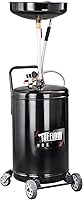TUFFIOM 20 Gallon Waste Oil Drain Tank with Wheels, Adjustable Height Funnel & Air Pump - Leak-Proof Mobile Drainer for Cars, Trucks, Garage