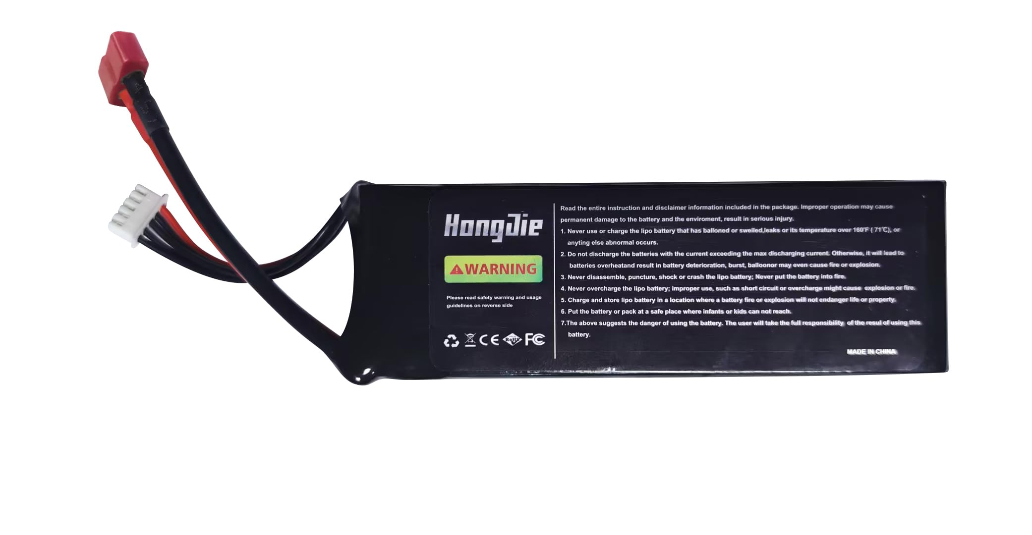 Wiederaufladbare 4S 14,8V 4200mAh Lipo Batterie 50C RC Spielzeug Batterien Akku mit Deans Anschluss T Stecker für Fernbedienung Carrera Flugzeug Quadcopter Auto Helikopter Boot 1/8 1/10