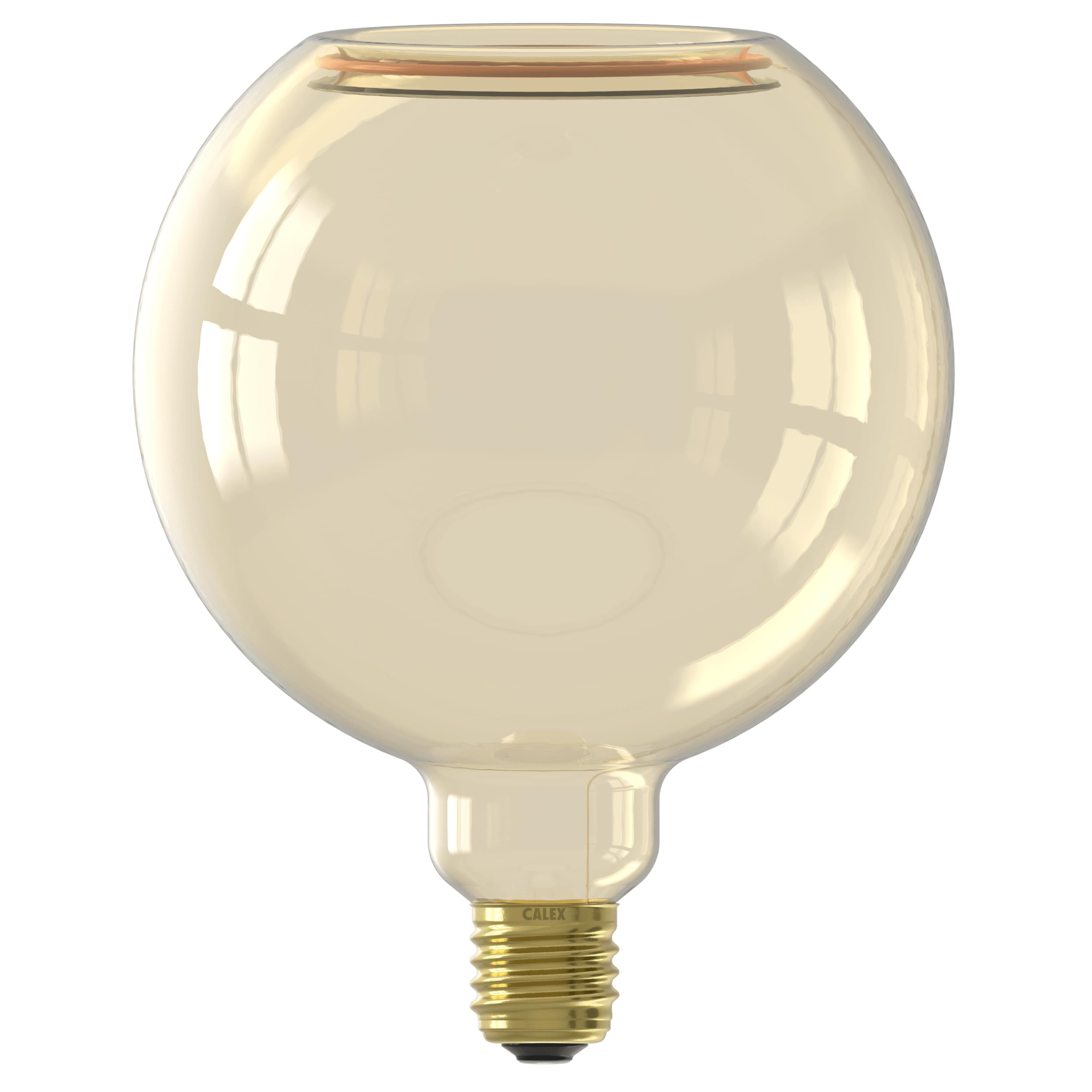 CALEX - Aura Chaves LED Bulb, Floating Globe Light, E27, Gold, G150 Dimmable Warm White Light, 4W - Image 2