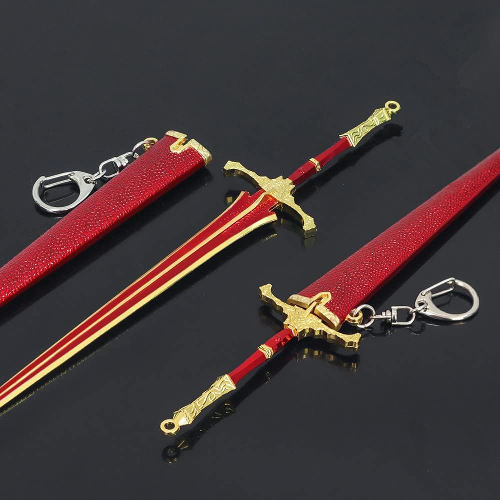 Coleccionables, Réplica de la Espada Magna del Caballero Elden Ring, 22 cm (8,6 Pulgadas) - Colección Totalmente metálica