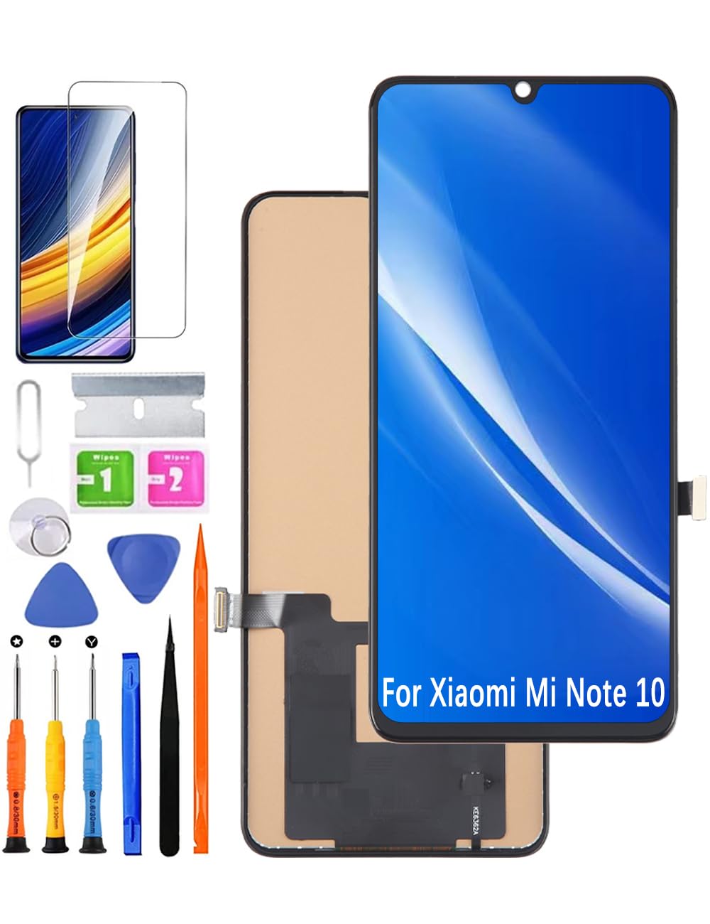 Écran pour Xiaomi Mi Note 10 TFT M1910F4G composant de remplacement LCD