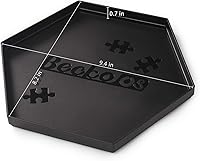 Vista 3 de Alfombrilla para rompecabezas Becko + 8 bandejas de clasificación de rompecabezas