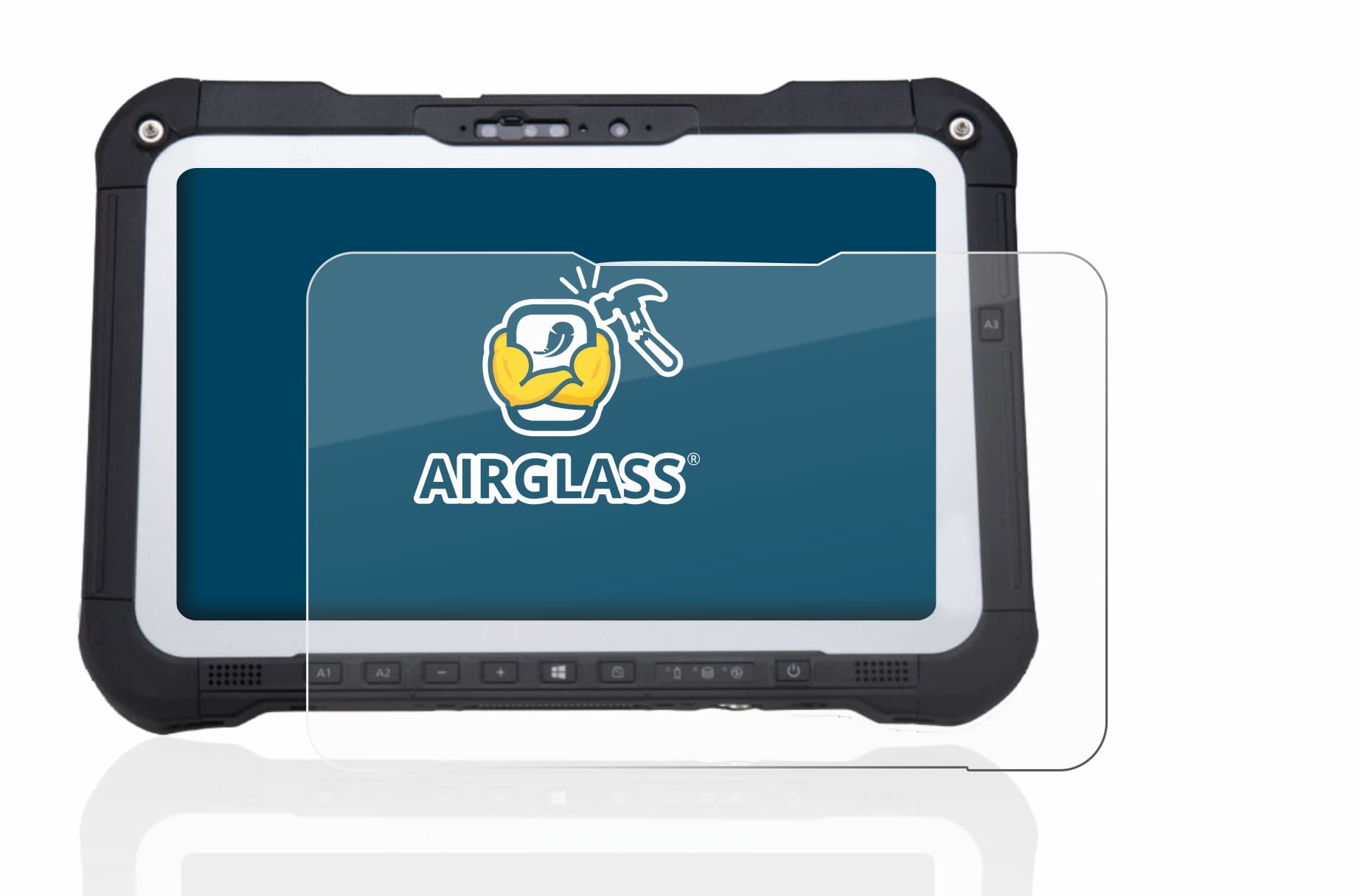 brotect Protection Écran Verre pour Panasonic Toughbook FZ-G2 / Toughbook G2 (3 Pièces) Film Protecteur Vitre 9H [Anti-Rayures, Transparent]