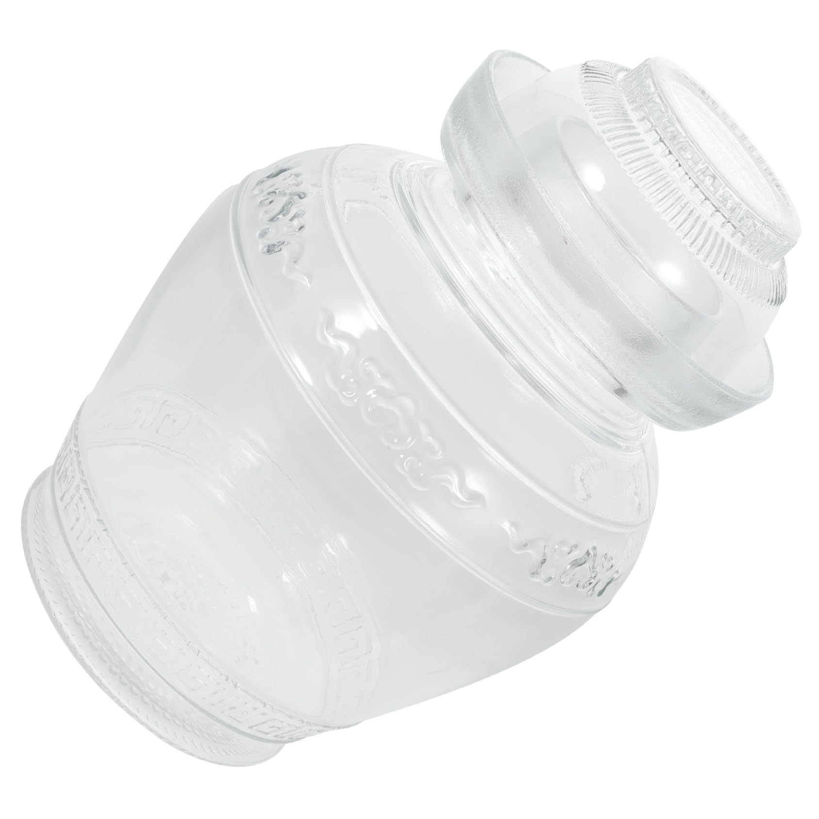 Glas Vorratsdose Große Kapazität Küchen Aufbewahrungsbehälter für Einmachgläser Pickles Fermentieren Luftdicht Bpa frei Transparent Glasbehälter für Trockenfrüchte und Gemüse