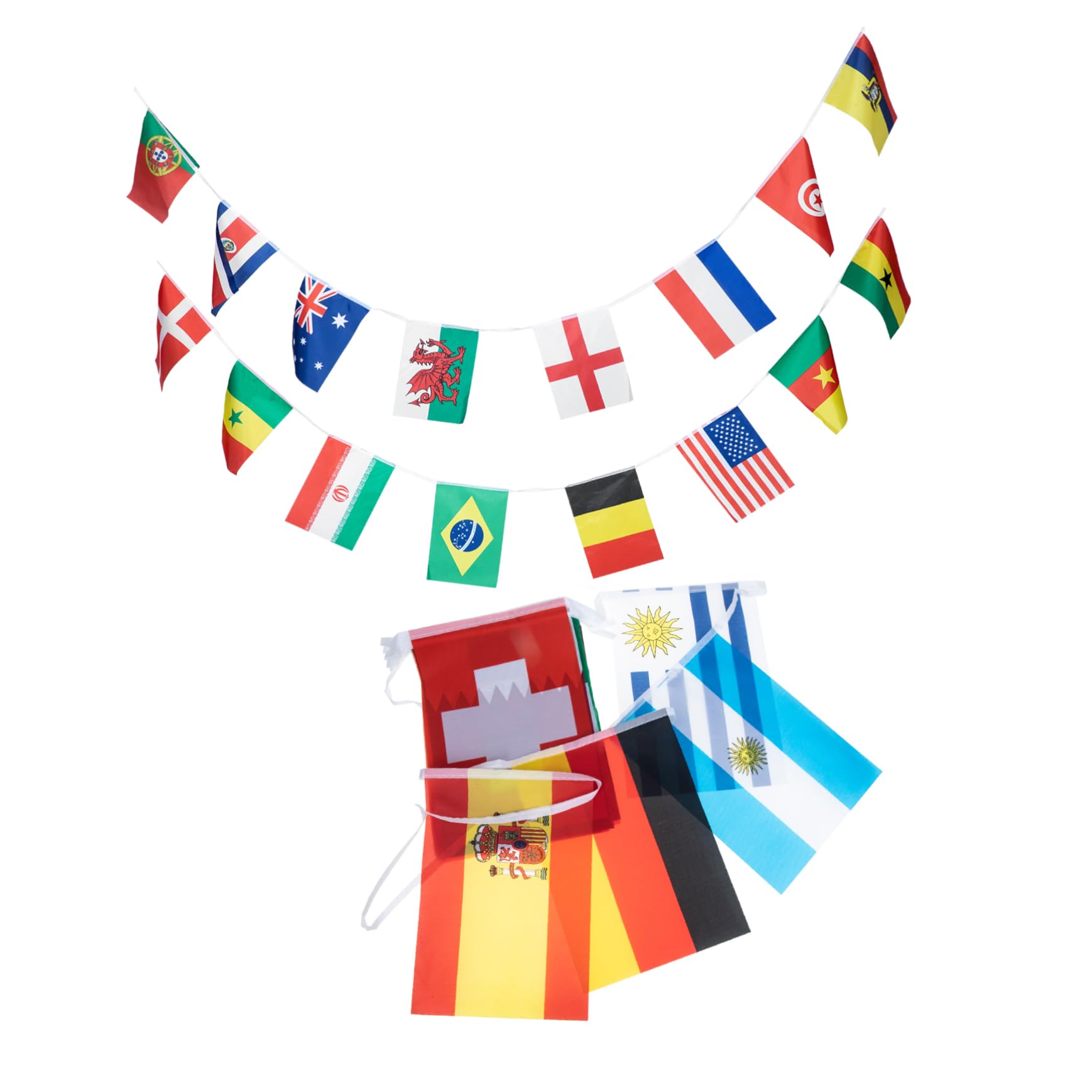 Banderines países hilo UKCOCO decoración eventos guirnalda internacional pub y karaoke