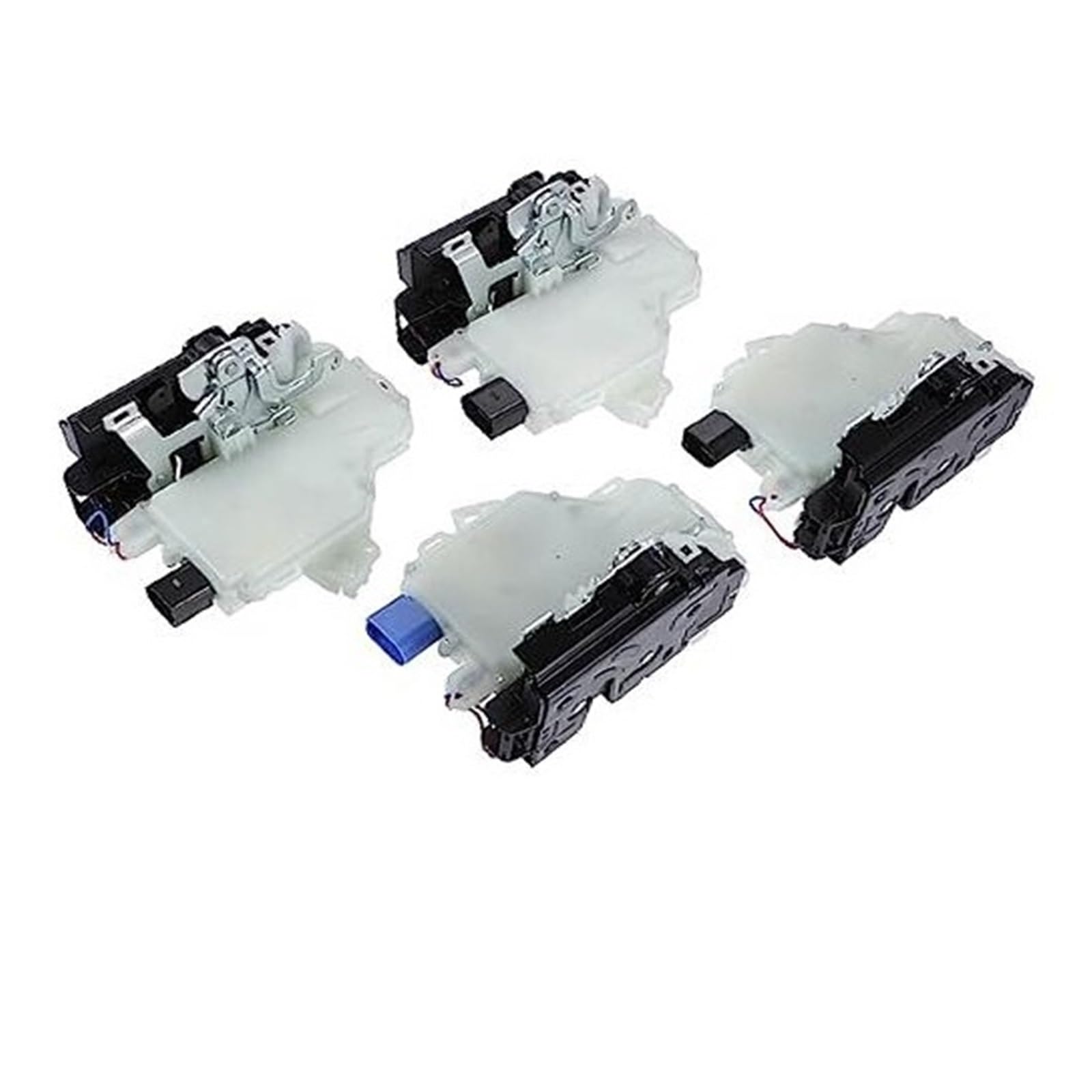 Actuador de pestillo de Puerta Delantera y Trasera, for VW, 4 Piezas, Color Blanco actuador de Cierre centralizado automotriz