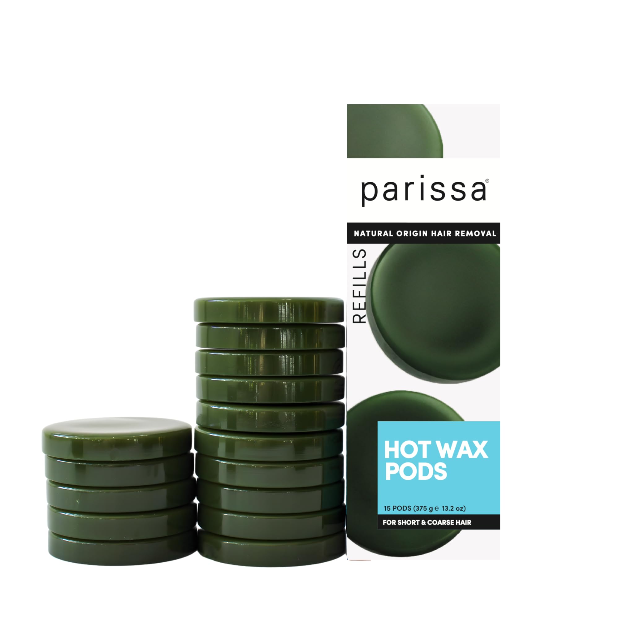 Parissa Hot (hard) Wax Refill Pods For Short and Coarse Hairs