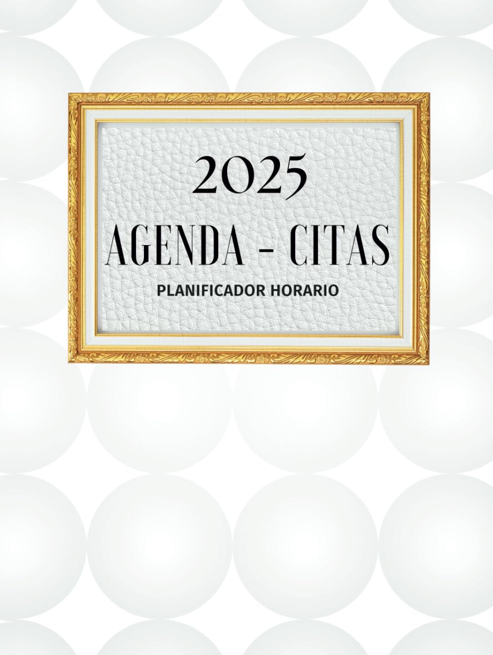 Agenda citas estética 2025: Día por página con horarios para hasta 6 empleados y asociados | Médicos, clínicas, manicura, peluquería y salones de belleza | Dietario 2025 A4 A4 tapa dura