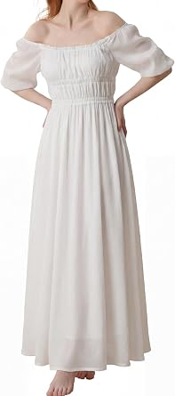 Renaissance Dress Women Peasant Dress Medieval Dress for Women Ren Faire Costume Flowy Fairy Dress