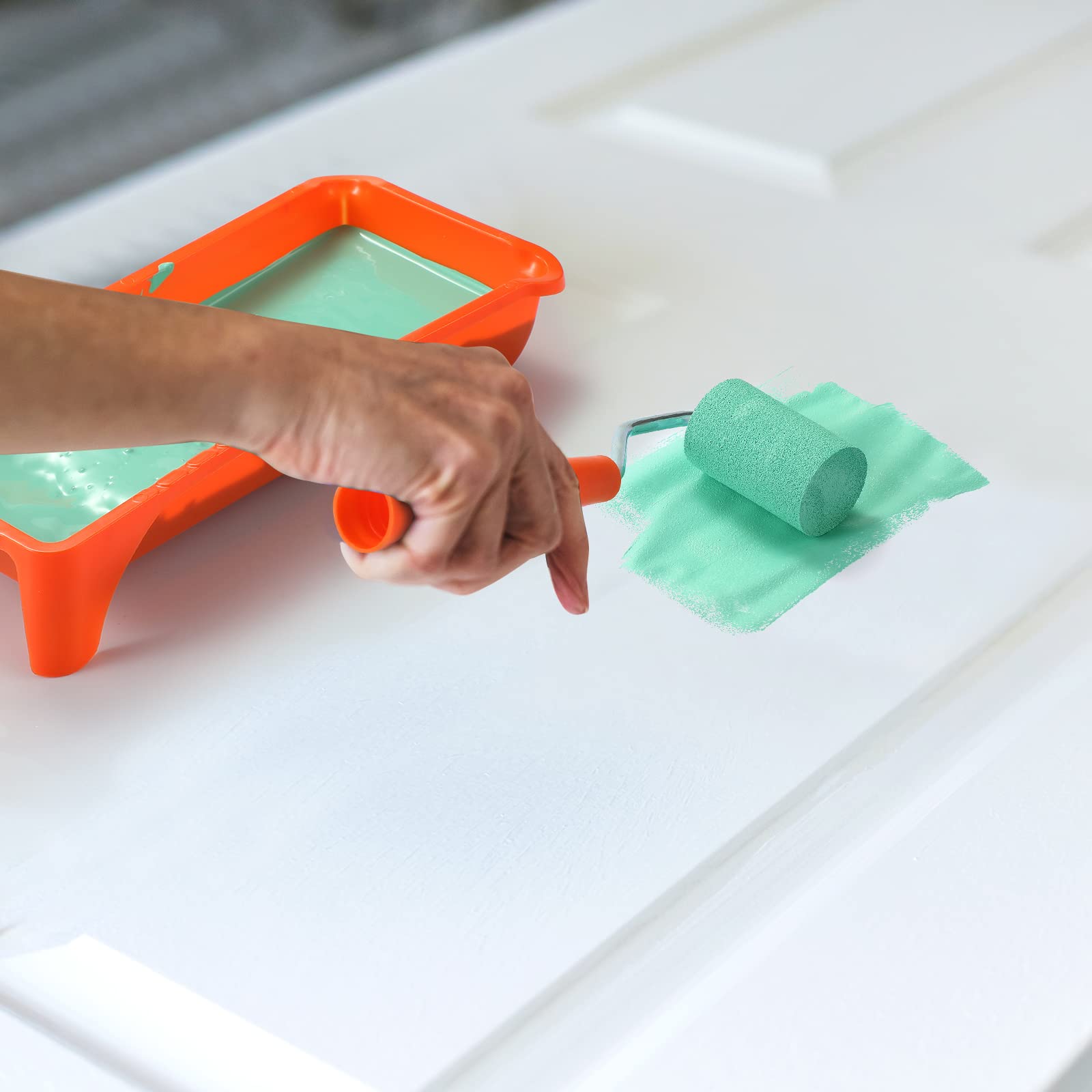 20 Mini Rouleaux Peinture En Mousse, Accessoires Pratiques Pour Peindre Murs Et Meubles Haute Densite 98982198