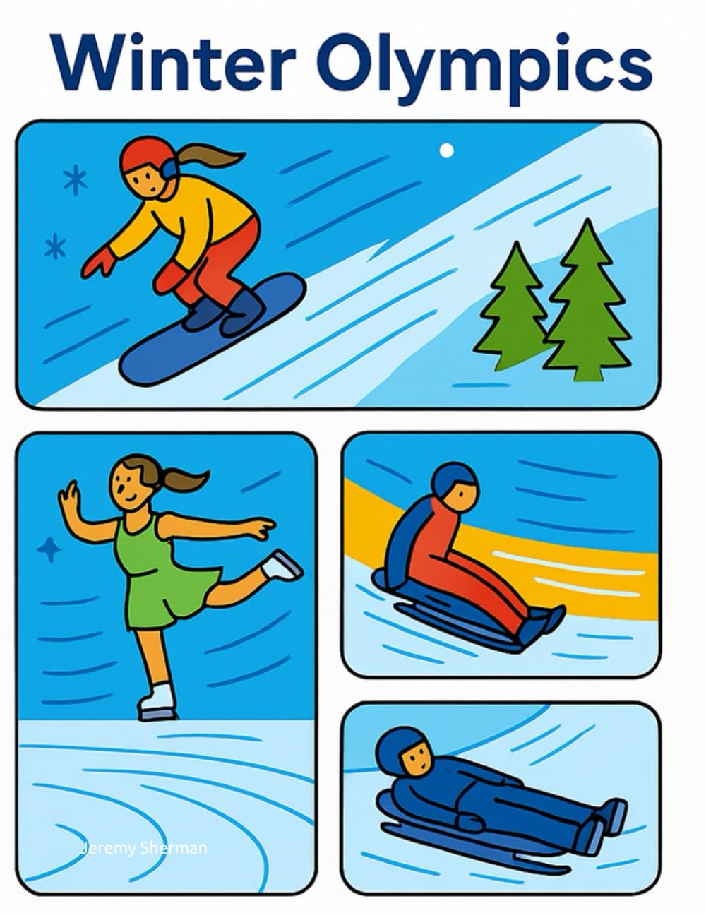 Winter Olympics Hero's (Colouring Books)