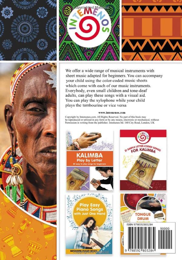 35 Traditional African Songs for Tongue Drum and Handpan: Play by Number (Sacred Rhythms. Ethno Melodies, Mantras and Gospels for Tongue Drum) - Image 2