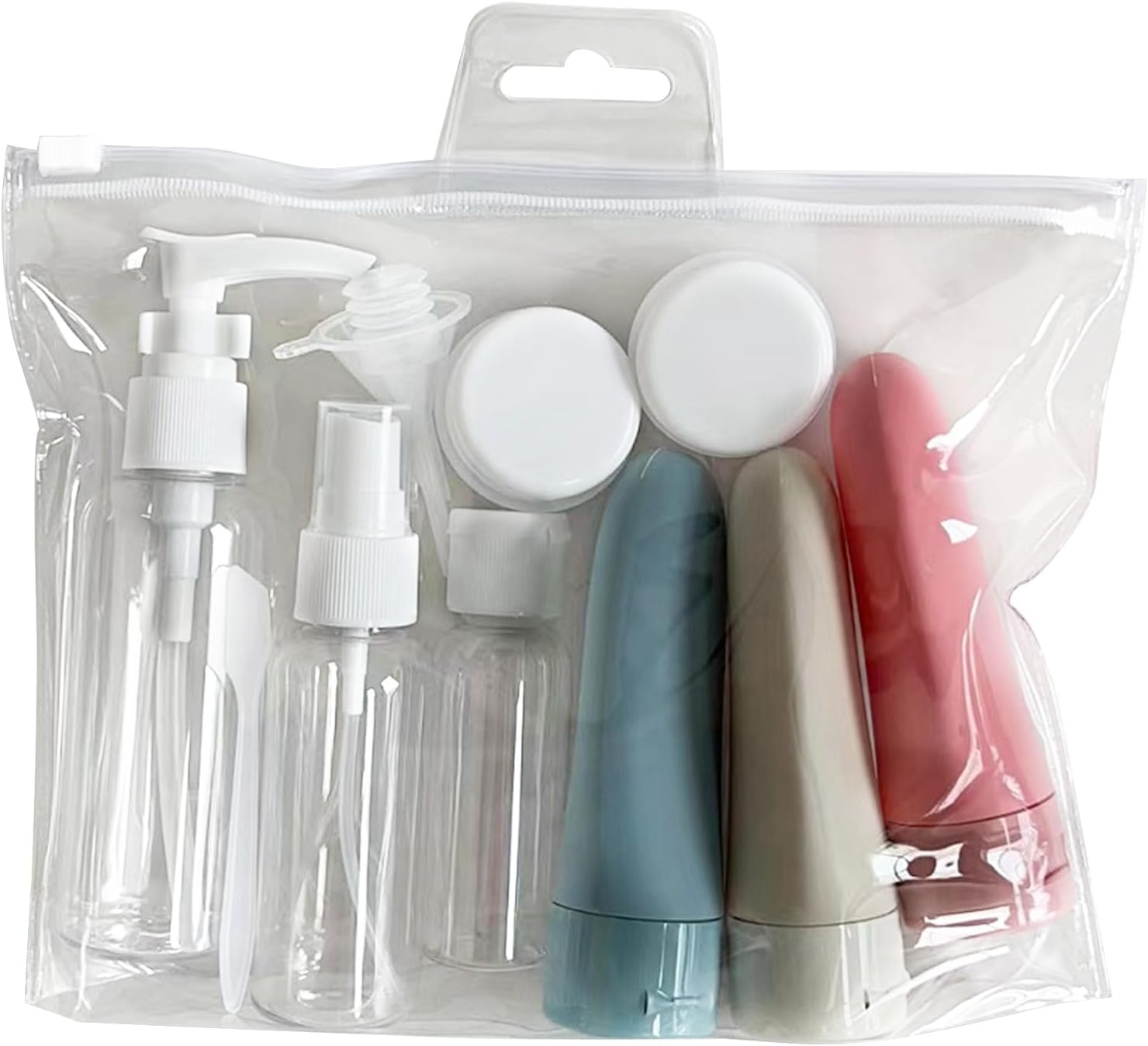 11x Travel Refillable Bottles Set Portable Plastic Spray