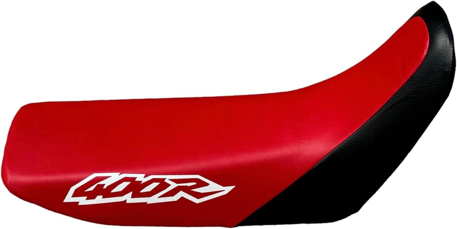 Premium Multi Grip Seat Cover - Compatible Fit for Honda XR400R SEAT Cover 1998 and 1999 Model SEAT Cover RED & Black