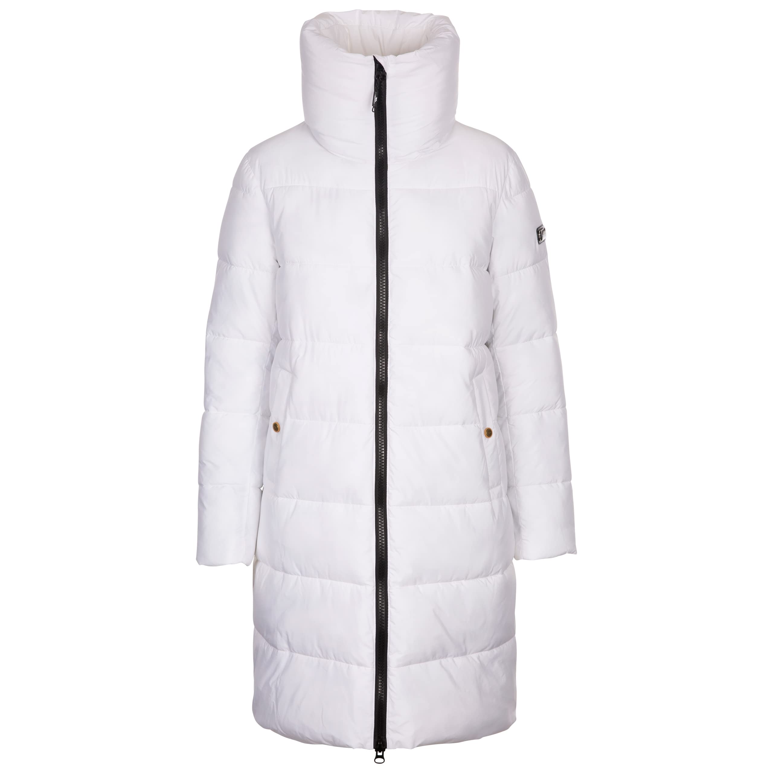 Trespass Womens Padded Jacket Longer Length Deep Collar Faith