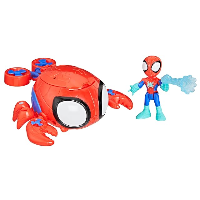 Marvel Spidey and His Amazing Friends, Water-Webs, Submarino Aracno-Cangrejo de Juguete