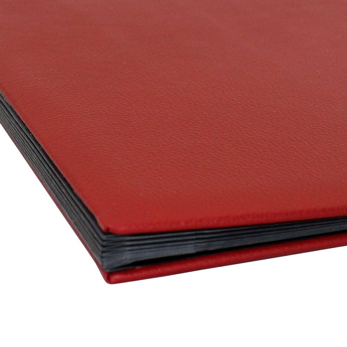 Classificatore in pelle bovina pieno rosso con registro 1 – 7