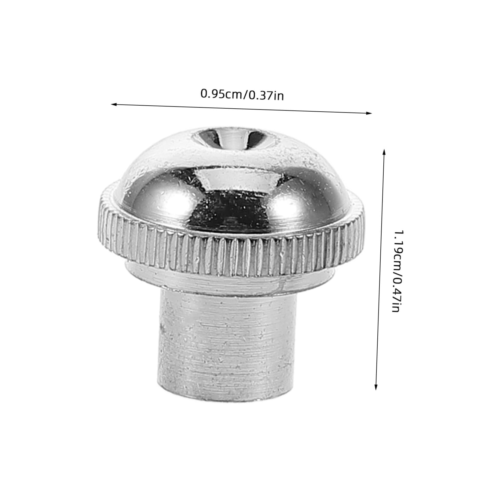 SUPVOX Aluminum Alloy Head Cap Short Headjoint Cap for Flute Easy Replacement for Repair Parts