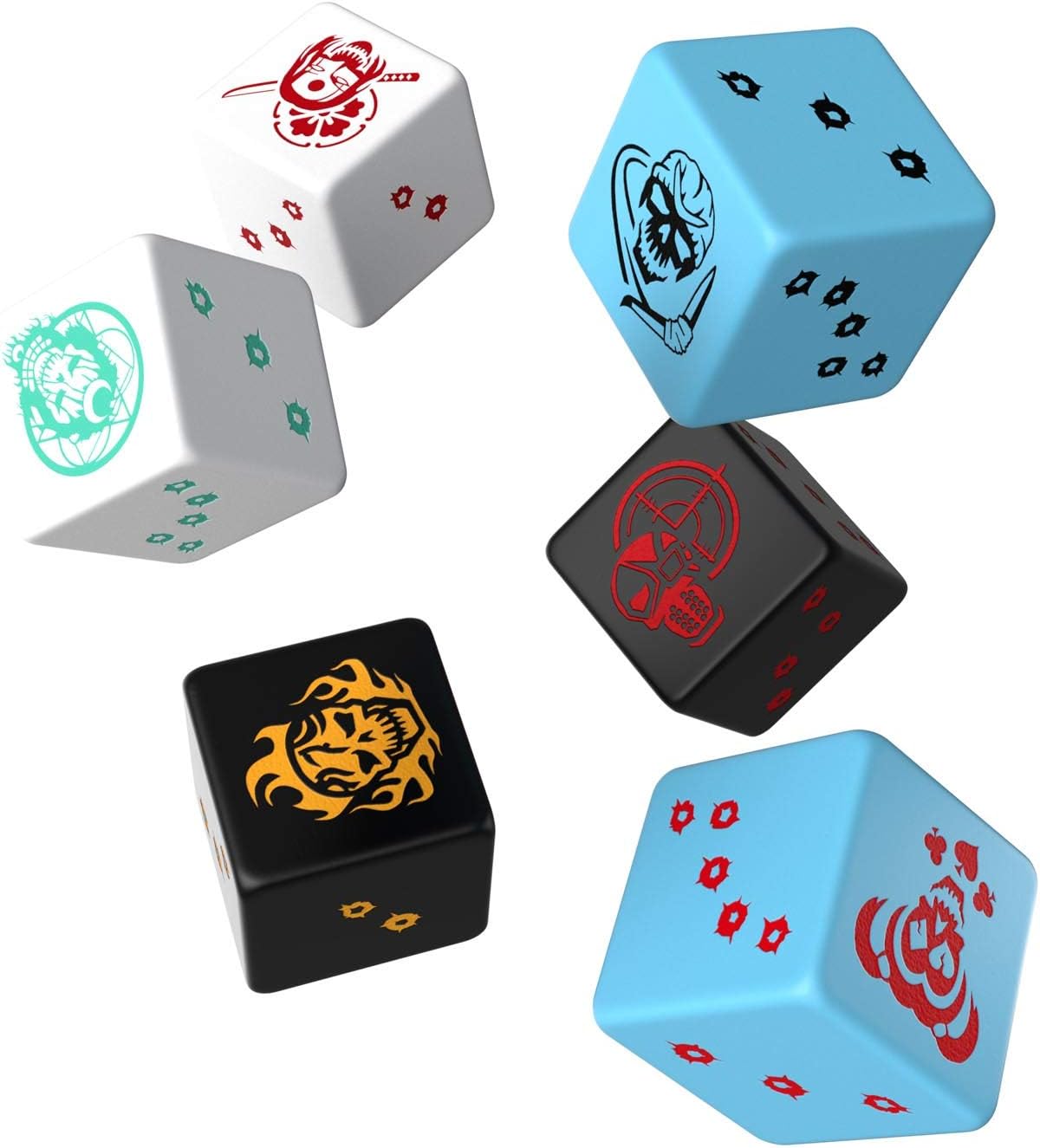 Q-Workshop Batman Miniature Game - D6 Suicide Squad Dice Set (6)
