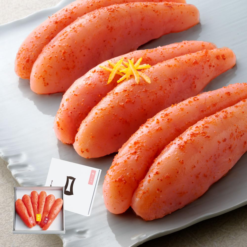 博多あごおとし 辛子明太子 味くらべ 博多まるきた水産 着色料不使用 贈答 ギフト 熨斗可