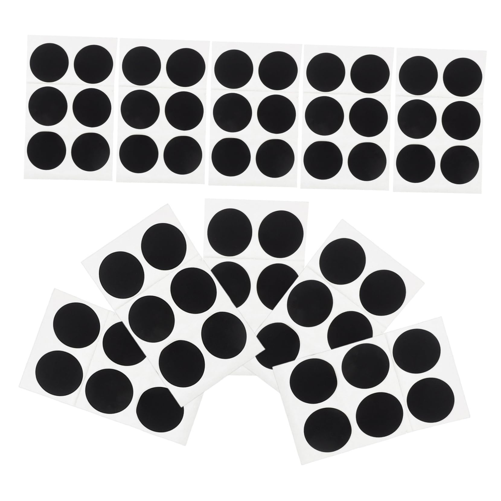 Abaodam 60pcs Self Adhesive Tire Repair Patches Glue Bicycle Inner Tube for Mountain Road Folding Bikes Easy Installation Versatile Use for Cyclists