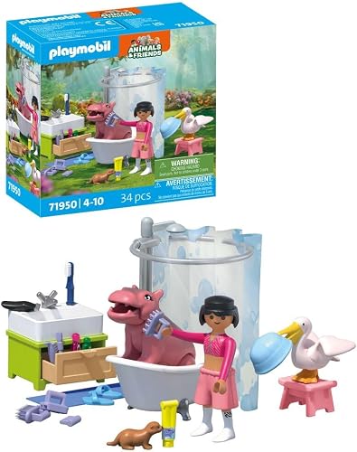 Playmobil Playmobil 71950 Animal Bathtime - Novedades 2025 - El Mundo Click 1 Playmobil 71950 · Animals & Friends Diversión acuática con Animales Juguete