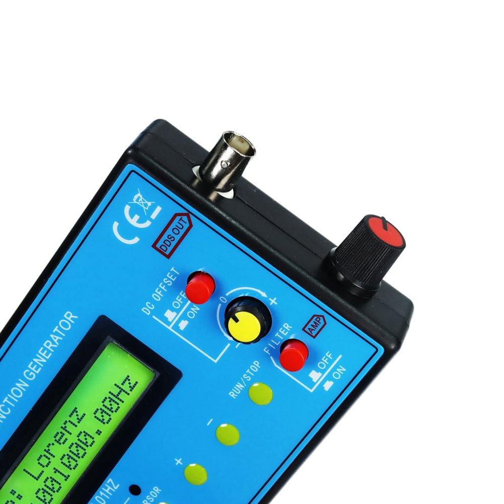 FG-200 DDS Fonction Générateur de Signal Compteur de Fréquence 0,01 Hz - 500 KHz Source de Signal Sinus + Carré + Forme D'Onde en Dents de Scie