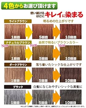 利尻カラーシャンプー　ダークブラウン4本セット Amazon | Sastty[白髪用] 利尻カラーシャンプー お徳用 500ml