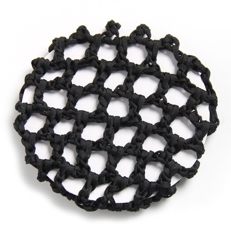 10PCS Handmade Crochet Bun Covers, Stretchy Hair Net Headbands for Women Hair Accessories