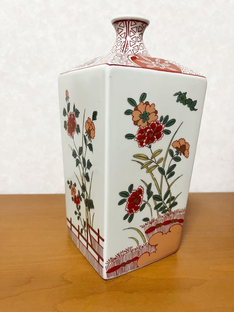 有田焼 古伊万里 弥左ヱ門 紹弥左エ門窯 一輪挿し 花瓶 花器 色絵 骨董