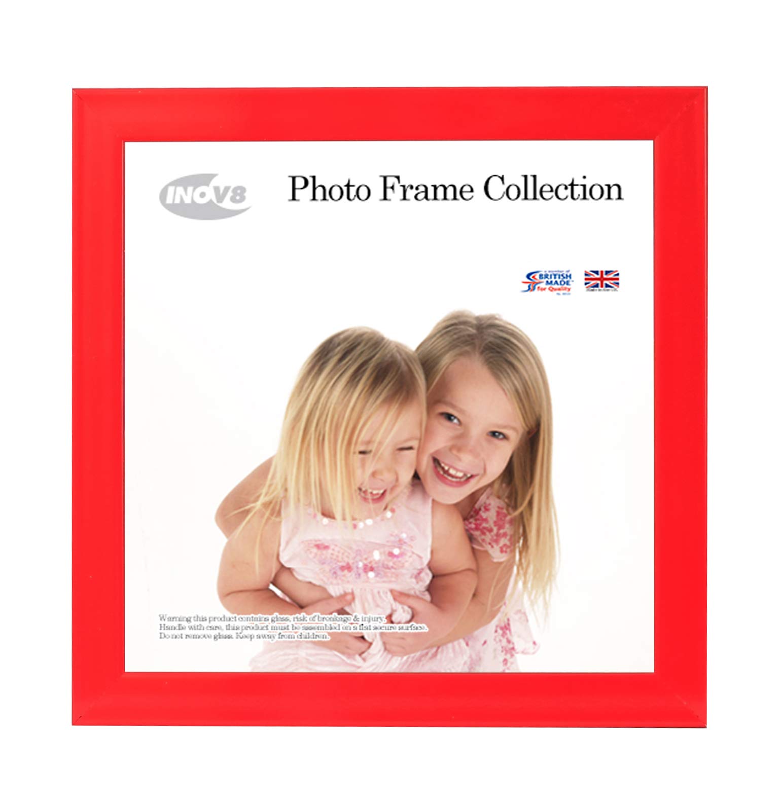 Inov8 Framing British Made Photo Frame Value Gloss Red 5x5