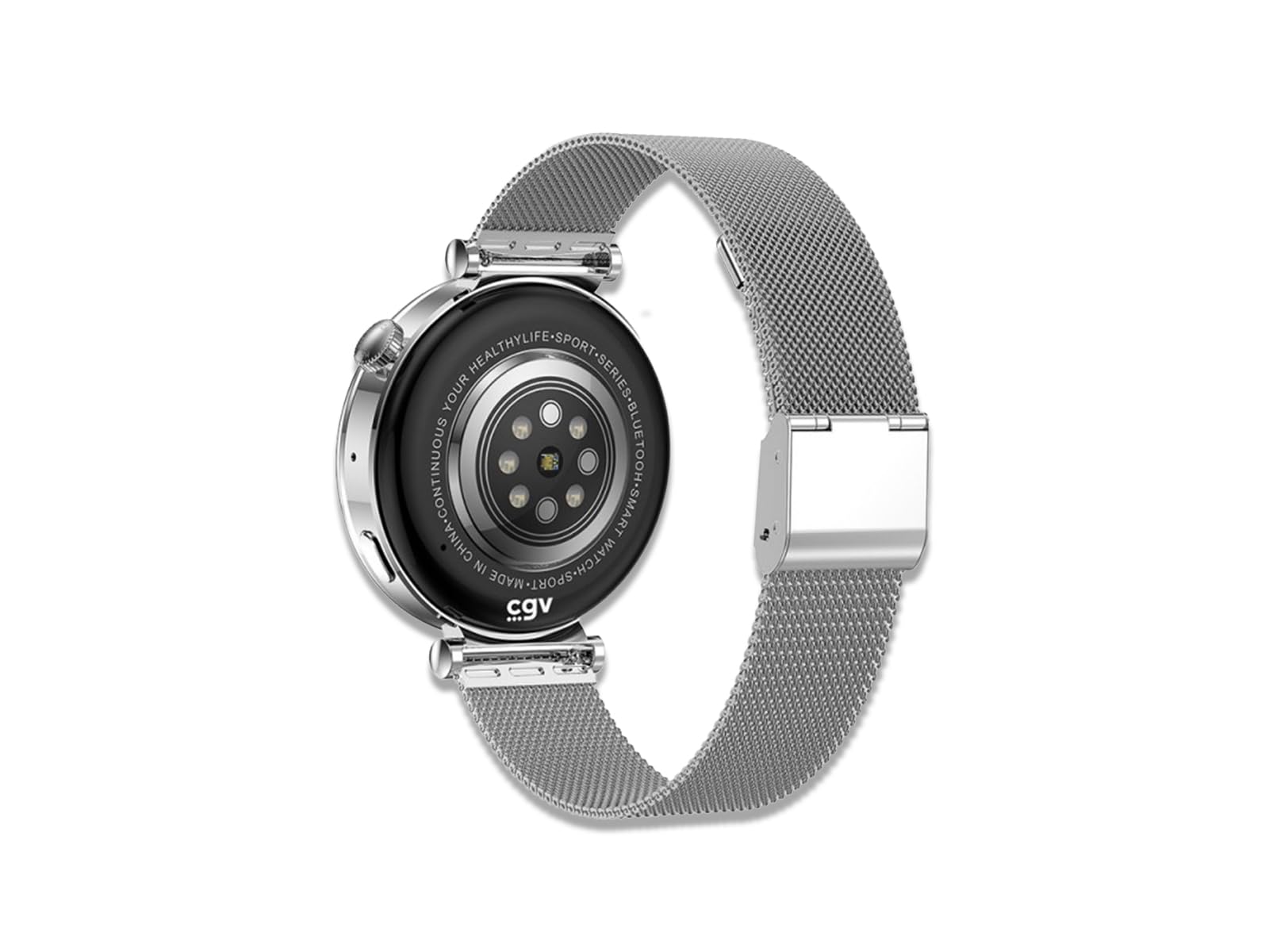CGV | Geko One Montre Connectée Femme avec écran AMOLED 466x466px 1,32’’ | Prise d’appels, Bluetooth 5.3, Autonomie 7 jours+, Suivi santé féminine, Étanchéité IP68, 150 Modes Sport | Android/iOS