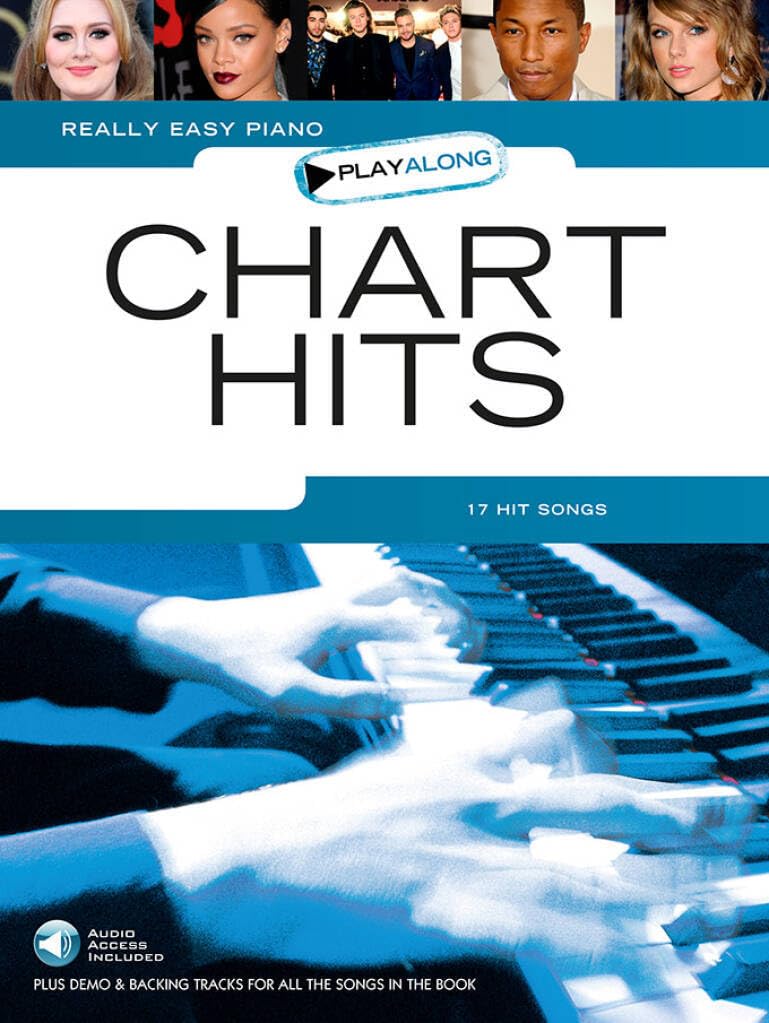 Really Easy Piano Playalong: Chart Hits. Includes Audio Online