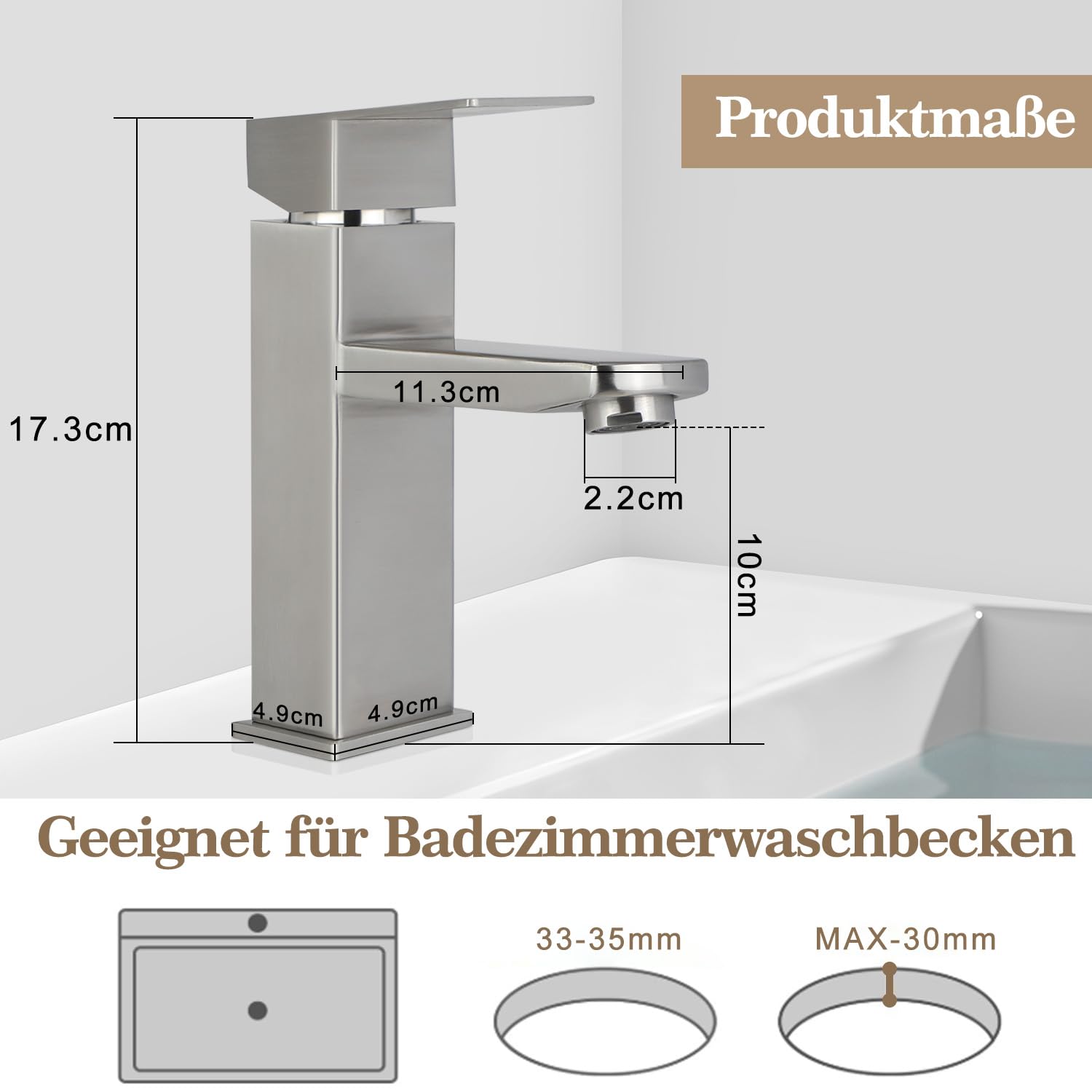 Crosswater Union Wastafelkraan - hoog - opbouw - koudwaterkraan - mat zwart - UB112DNM Crosswater Union Wastafelkraan - hoog - opbouw - koudwaterkraan - mat zwart - UB112DNM