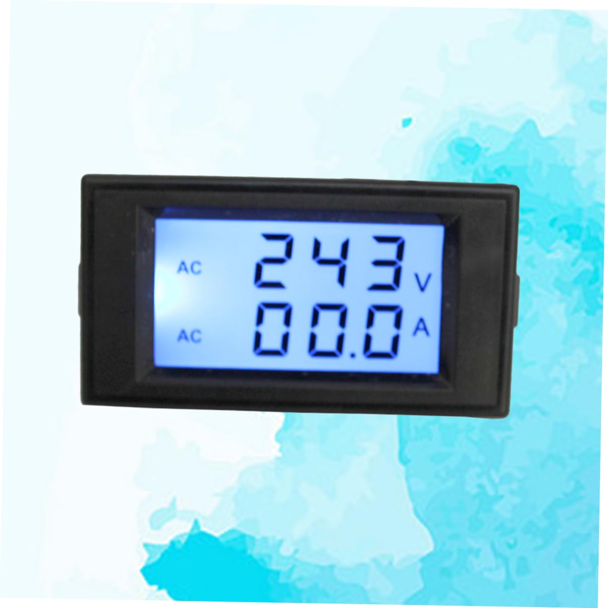 DOITOOL 3stücke Lcd Digital Display Spannungs Und Strommessgerät Präzise Messung Zur Überwachung Von Geräten Einfache Installation Und Nutzung Schwarz