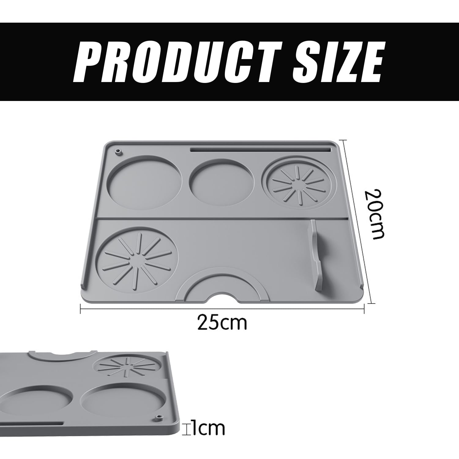 Tapis De Bourrage De Base En Silicone Pour Café,tampon D'angle Non Ald