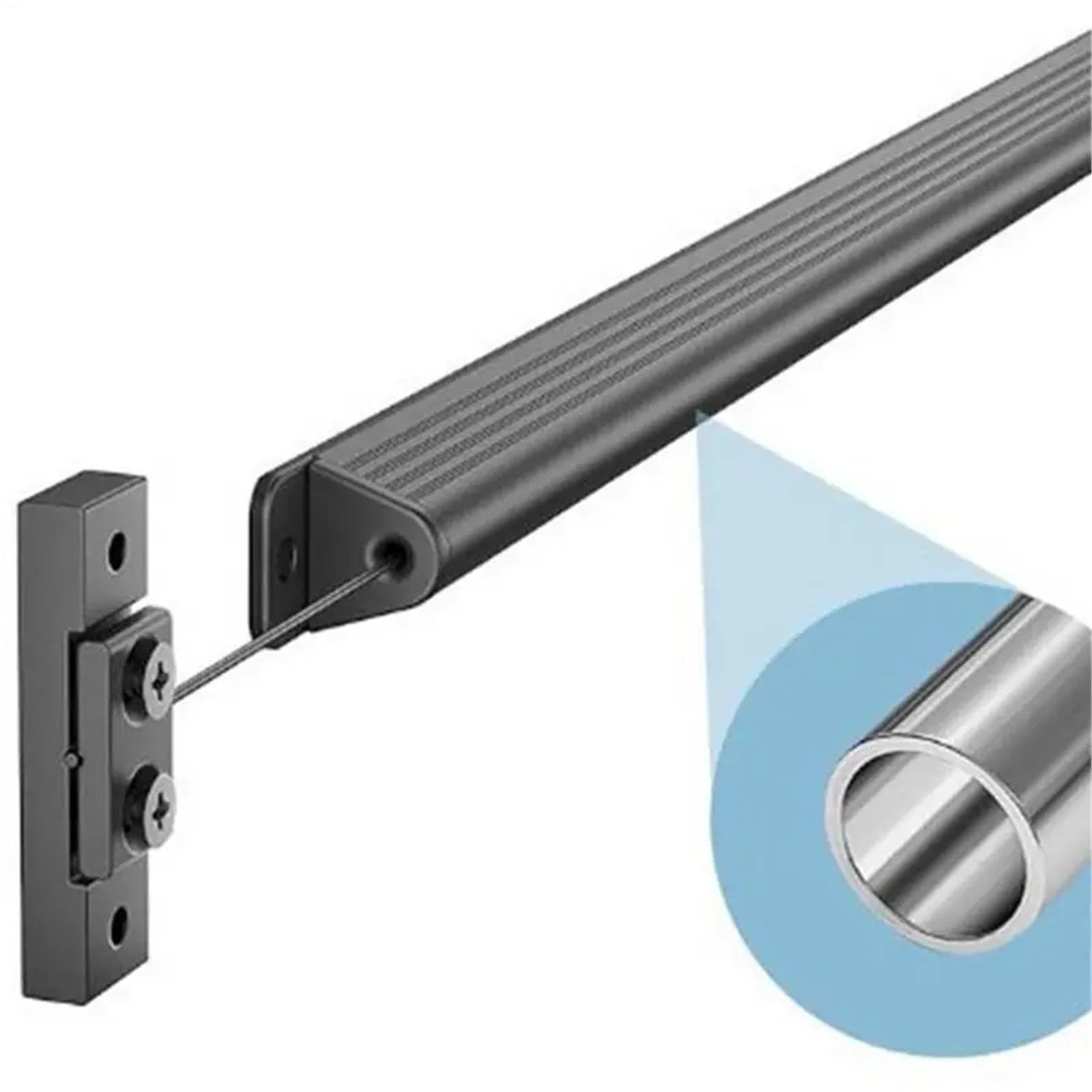 5 uds., cierre de puerta, pantalla aluminio, brazo hidráulico repuesto, Kit manija resorte tensión ajustable for automático Para El Hogar