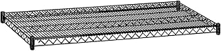 Salsbury Industries 9154BLK 60-Inch Wide by 24-Inch Deep Additional Shelf for Wire Shelving, Black
