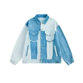 【ALANUi】MIX patchwork denim jacket Women's Elan Patchwork Denim Jacket | Let's Ride Boots and